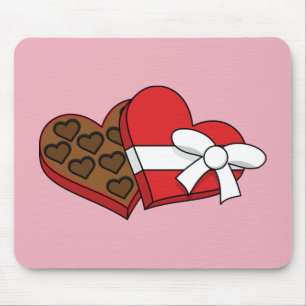 Alla hjärtans dag Chocolate Box Musmatta