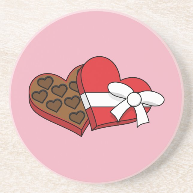 Alla hjärtans dag Chocolate Box Underlägg (Framsidan)