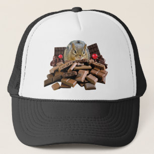 Alla hjärtans dag Chocolate Chipmunk Truckerkeps