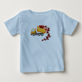 Alla hjärtans dag Construction Lastbil Heart T Shirt