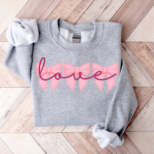 Alla hjärtans dag Coquette Bow-skjortan, Alla hjär T Shirt
