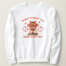 Alla hjärtans dag Coquette Highland Cow