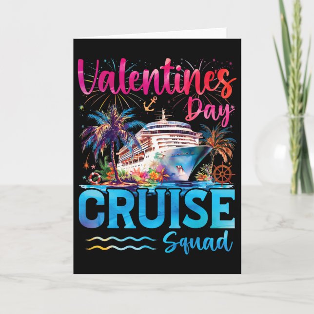 Alla hjärtans dag-cruise Squad 2026 Paretroller Kort (Framsida)