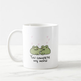 Alla hjärtans dag Cute Frog Kärlek par Mugg