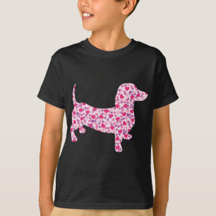 Alla hjärtans dag Dachshund Tee