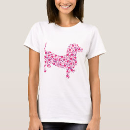 Alla hjärtans dag Dachshund Tee Shirt