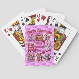 Alla hjärtans dag Dancing Par "Party Animals" Casinokort