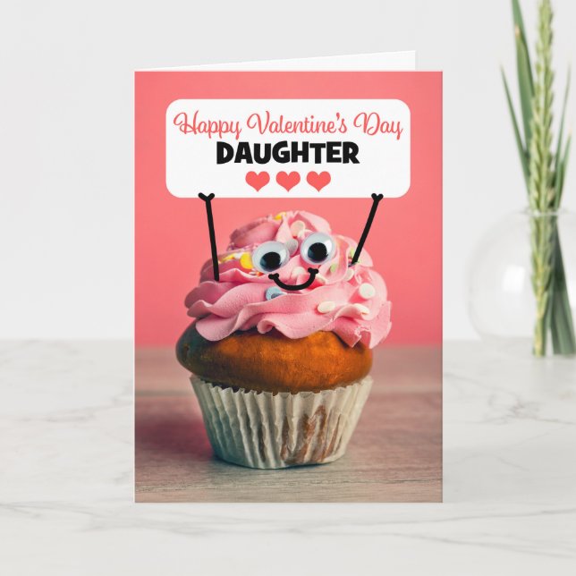 Alla hjärtans dag DDotter Cute Cupaka Helgkort (Framsida)