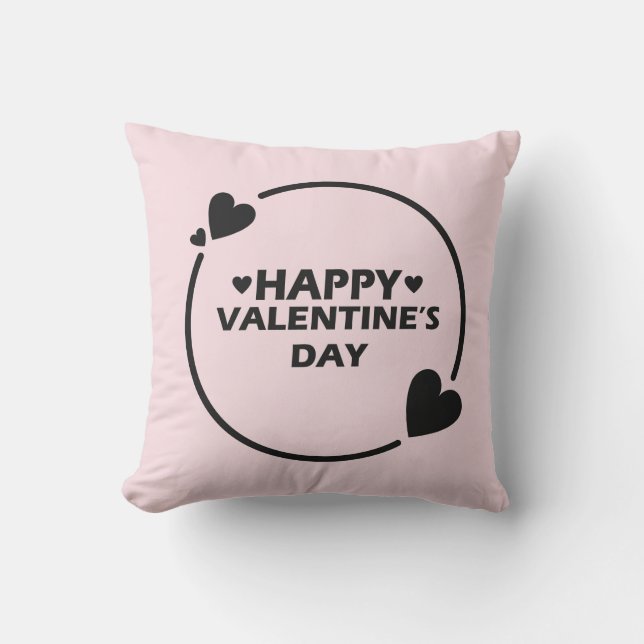 Alla hjärtans dag Dekorativ kudde (Framsida)