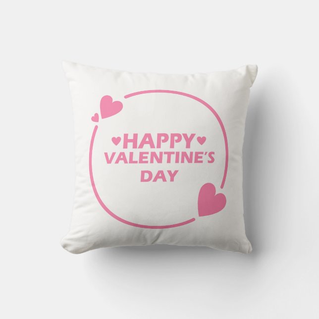 Alla hjärtans dag Dekorativ kudde (Framsida)
