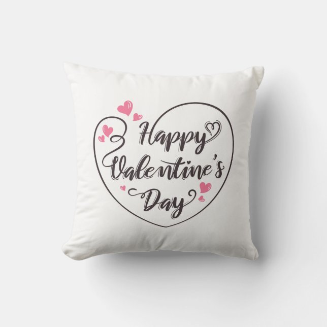 Alla hjärtans dag Dekorativ kudde (Framsida)