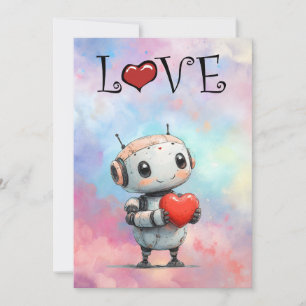 ALLA HJÄRTANS DAG - DET HANDLAR OM EN ROBOTS KÄRLE JULKORT