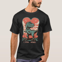 Alla hjärtans dag Dinosaur I Steal Hearts T Rex