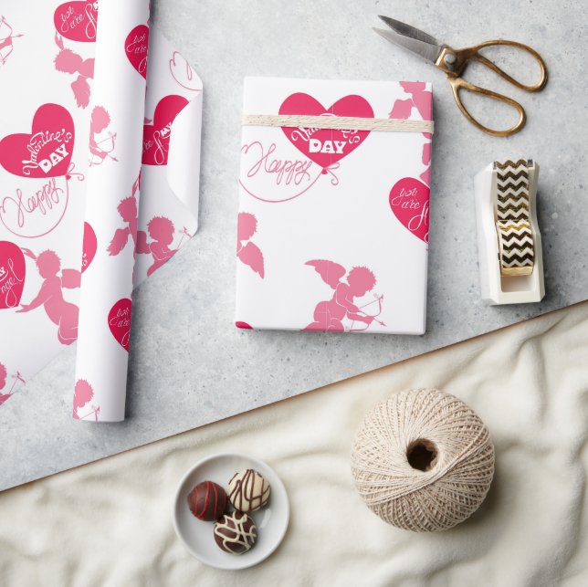 Alla hjärtans dag du är min ängel presentpapper (Hantverk)