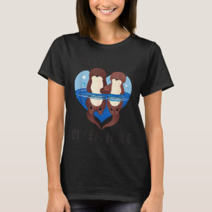 Alla hjärtans dag Du är min utterhalva Kärlekspuns T Shirt