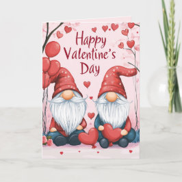 Alla hjärtans dag Elf är med Hearts Kort