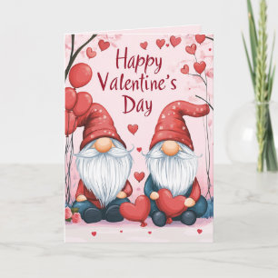 Alla hjärtans dag Elf är med Hearts Kort