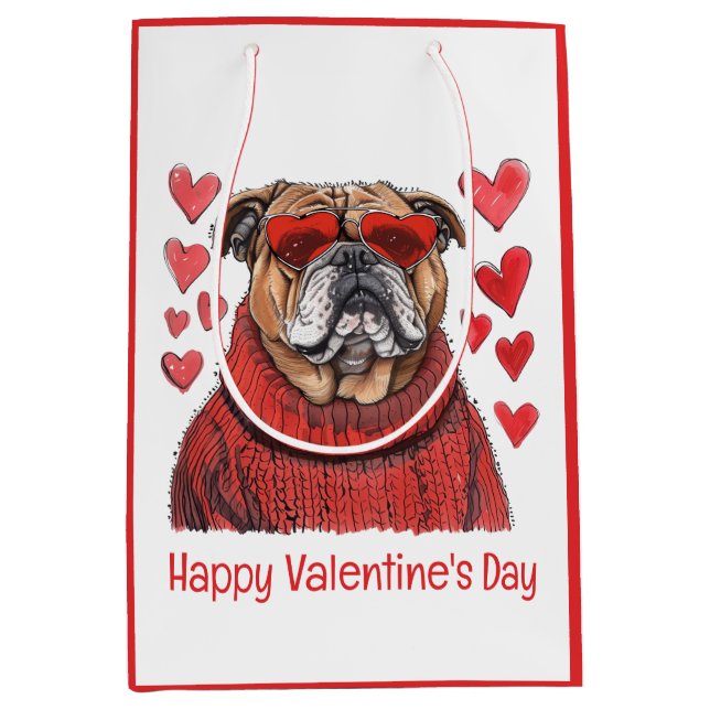 Alla hjärtans dag English Bulldog (Framsidan)