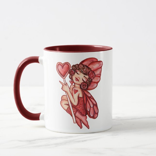 Alla hjärtans dag Fairy Mugg (Vänster)