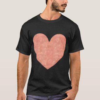 Alla hjärtans dag Faux Ro Guld Heart T Shirt