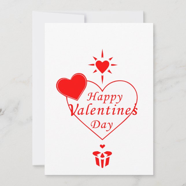 Alla hjärtans dag firande i Kärlek Inbjudningar (Framsida)