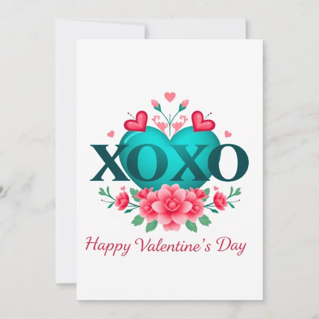 Alla hjärtans dag firande i Kärlek Inbjudningar (Framsida)