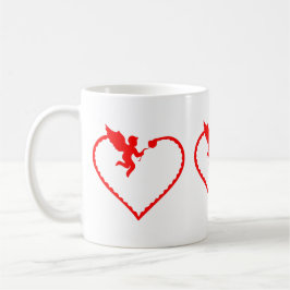 Alla hjärtans dag firande i Kärlek Kaffemugg