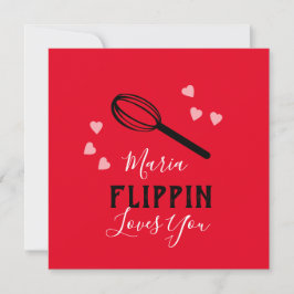 Alla hjärtans dag Flippin Loves You Hearts Bagare
