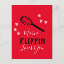 Alla hjärtans dag Flippin Loves You Hearts Bagare
