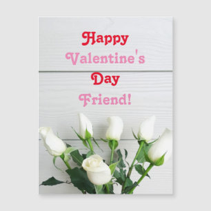 Alla hjärtans dag för Friend Magnetic Greeting Car