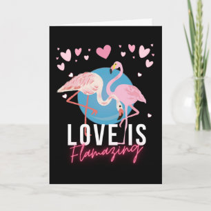 Alla hjärtans dag för fru Kärlek är flamazing Kort