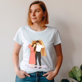Alla hjärtans dag för par t shirt