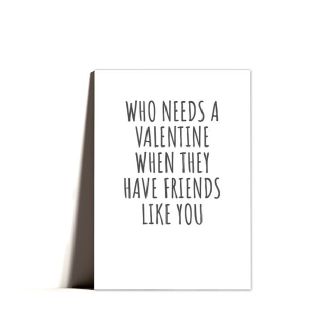 Alla hjärtans dag för vänners hälsningskort julkort (Skapare uppladdad)