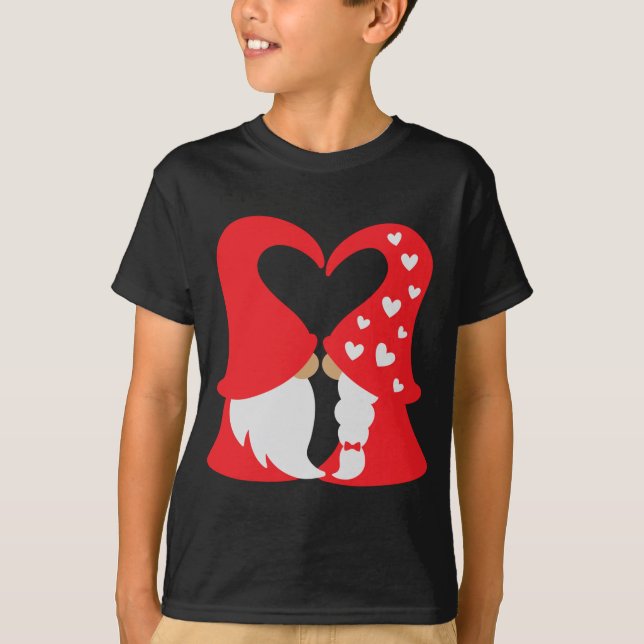 Alla hjärtans dag före K Squad Gnomes Lärare T Shirt (Framsida)