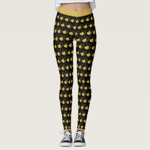 Alla hjärtans dag förvrängda lutade hjärtan leggings