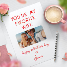 Alla hjärtans dag Foto Du är min favoritfru