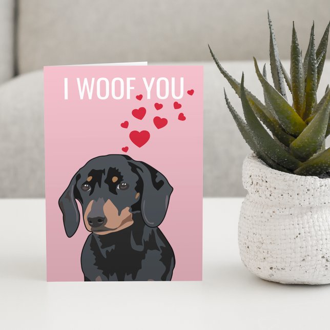 Alla hjärtans dag från Hund | Dachshund Kort (Skapare uppladdad)