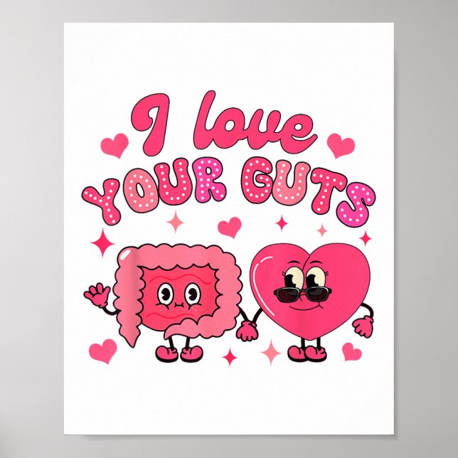 Alla hjärtans dag Gastro Endoscopy Nurse I Kärlek  Poster (Framsidan)