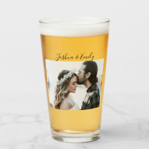 Alla hjärtans dag-gåva par Photo Beer Glass Glaskopp