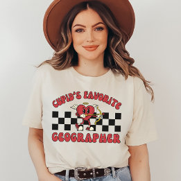 Alla hjärtans dag, geografi, Coupids geografi T Shirt