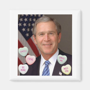 Alla hjärtans dag George Bush Magnet