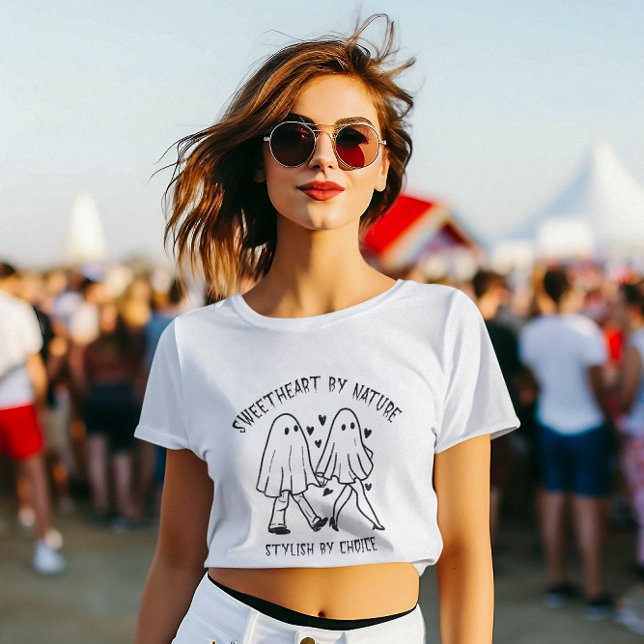 Alla hjärtans dag Ghost,Äkta kärlek T Shirt (Skapare uppladdad)