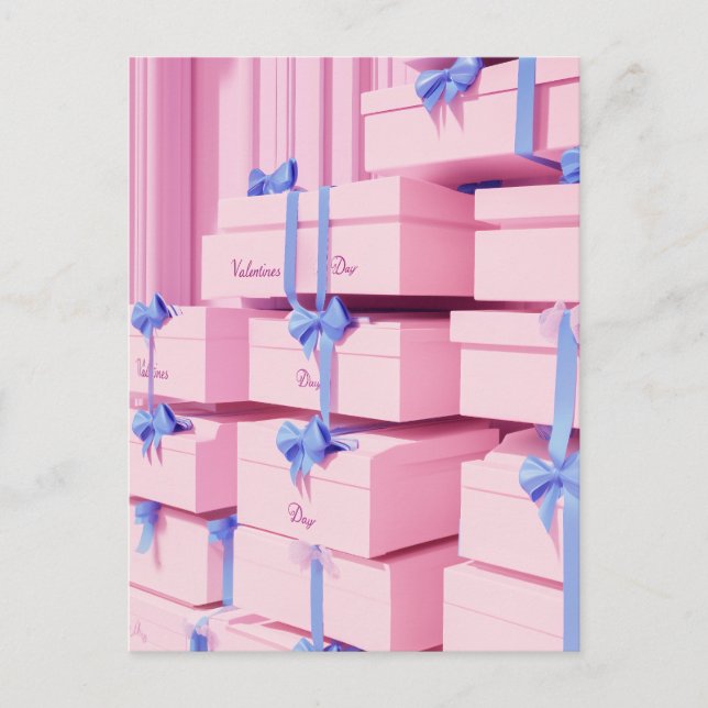 Alla hjärtans dag Gift Extravaganza Vykort (Framsida)