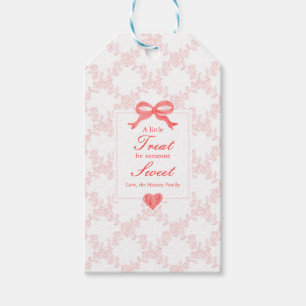 Alla hjärtans dag Gift Märkre Ro Trellis Presentetikett