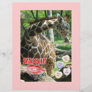 Alla hjärtans dag Giraffe Reklamblad