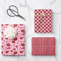 Alla hjärtans dag Girly Röd Rosa Handritad