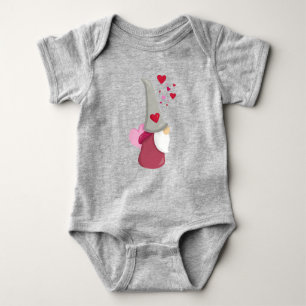 Alla hjärtans dag Gnome, Cute Gnome, Beard, Hearts T Shirt