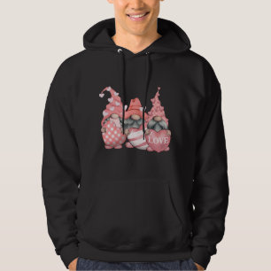 Alla hjärtans dag Gnome par Matching Gifts L Hoodie