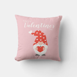 Alla hjärtans dag Gnomes Red Rosa Kudde