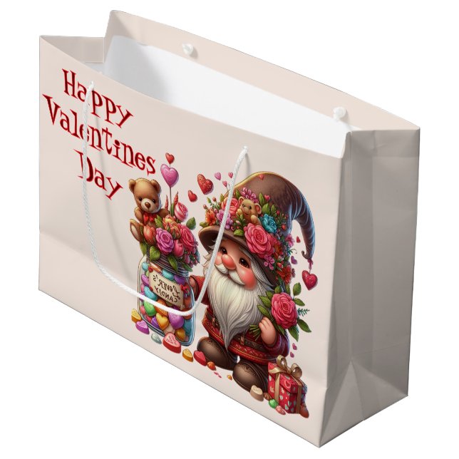 Alla hjärtans dag godis Tomte (Framsidan Vinklad)